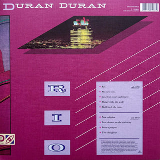 Duran Duran : Rio (LP, Album, RE, RM, Tex)