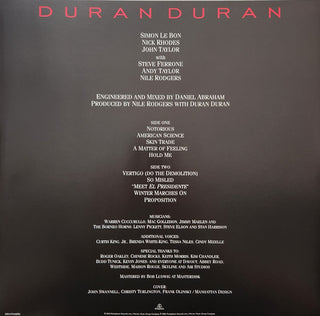 Duran Duran : Notorious (LP, Album, RE, RM)