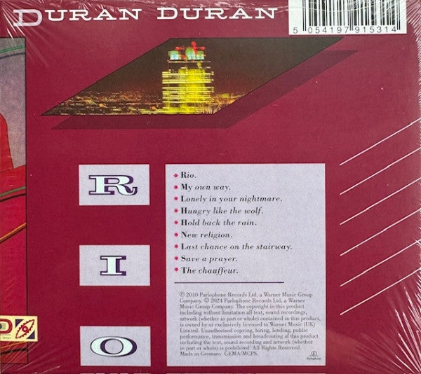 Duran Duran : Rio (CD, Album, RE, RM)