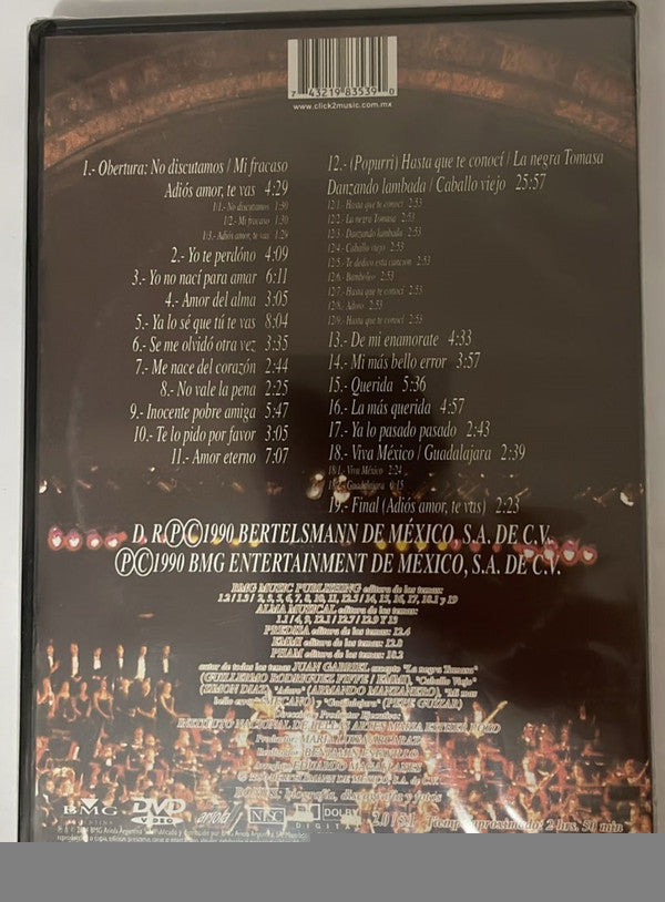 Juan Gabriel : En El Palacio De Bellas Artes (DVD-V, NTSC)