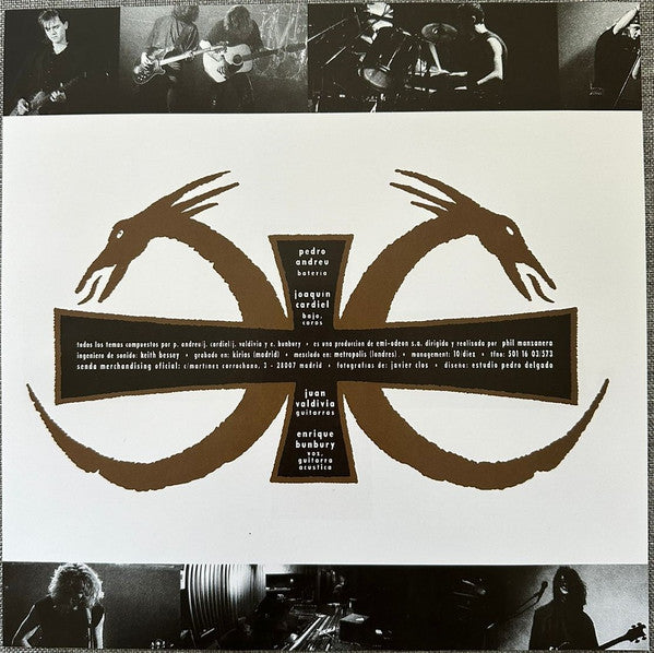 Héroes Del Silencio : Senderos De Traición (LP, Album, RE)