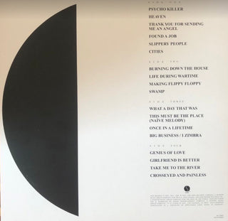 Talking Heads : Stop Making Sense (Music From A Film By Jonathan Demme And Talking Heads) (2xLP, Album, Dlx, RE, RM)