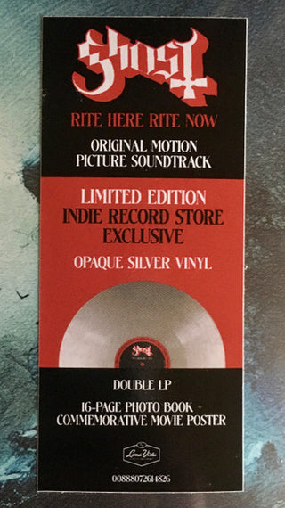Ghost (32) : Rite Here Rite Now (Original Motion Picture Soundtrack) (2xLP, Album, Ltd, Sil)