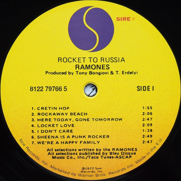 Ramones : Rocket To Russia (LP, Album, RE, 180)