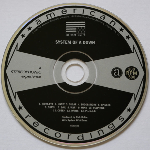 System Of A Down : System Of A Down (CD, Album)