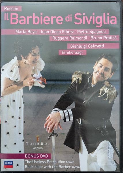 Gioacchino Rossini / María Bayo • Juan Diego Florez • Pietro Spagnoli • Ruggero Raimondi • Bruno Praticò • Gianluigi Gelmetti • Emilio Sagi : Il Barbiere Di Siviglia (2xDVD-V, NTSC)