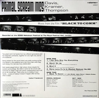 Primal Scream / MC5 / Michael Davis (2), Wayne Kramer, Dennis Thompson (2) : Music From The Film "Black To Comm" (LP, Album, Dlx, Ltd, Red)