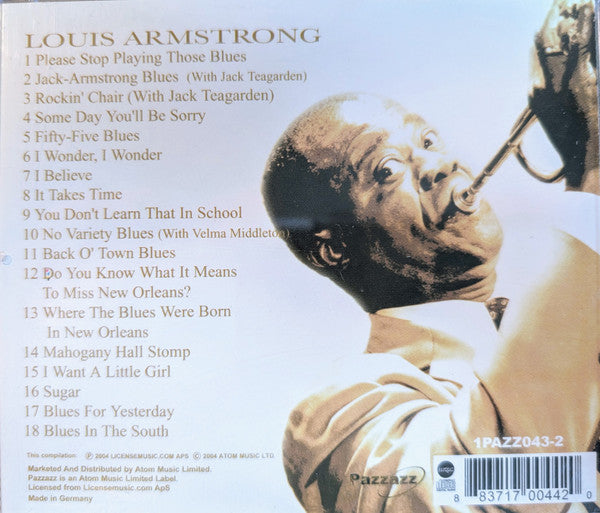 Louis Armstrong : Blues For Yesterday (CD, Album, Comp)