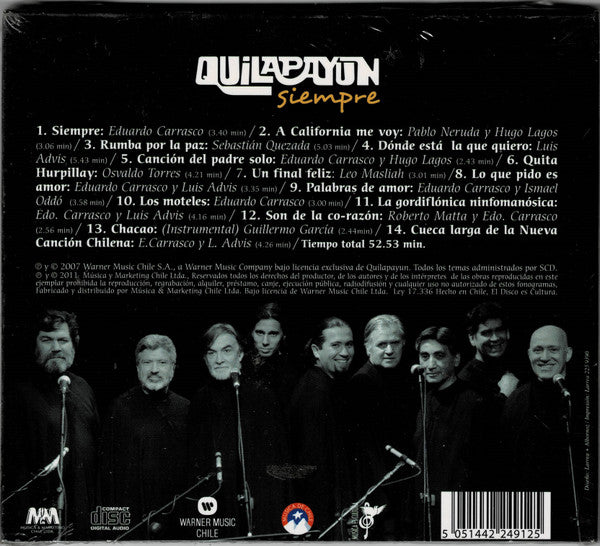Quilapayún : Siempre (CD, Advance)