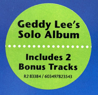 Geddy Lee : My Favourite Headache (CD, Album, RE)