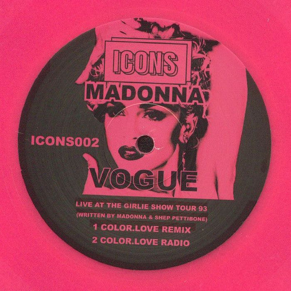 Madonna : Vogue: Live at the Girlie Show Tour '93 (12", Unofficial, Hot)