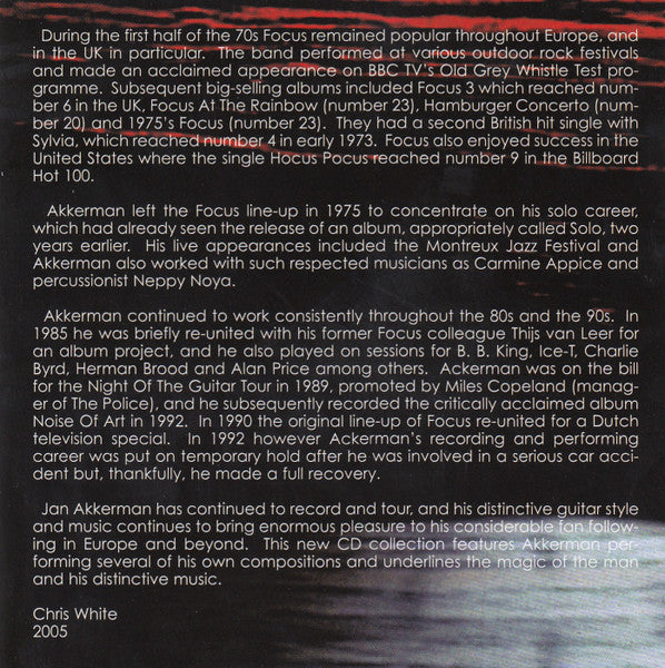 Jan Akkerman : A Real Elegant Gypsy (CD, Comp)