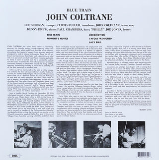 John Coltrane : Blue Train (LP, RE, Yel)