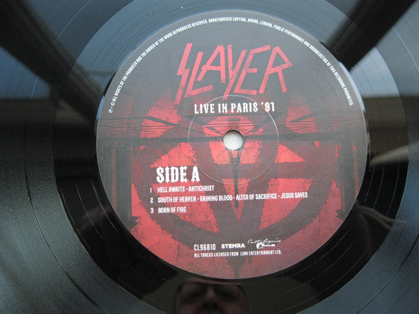 Slayer : Live In Paris '91 (LP, Album, Unofficial)