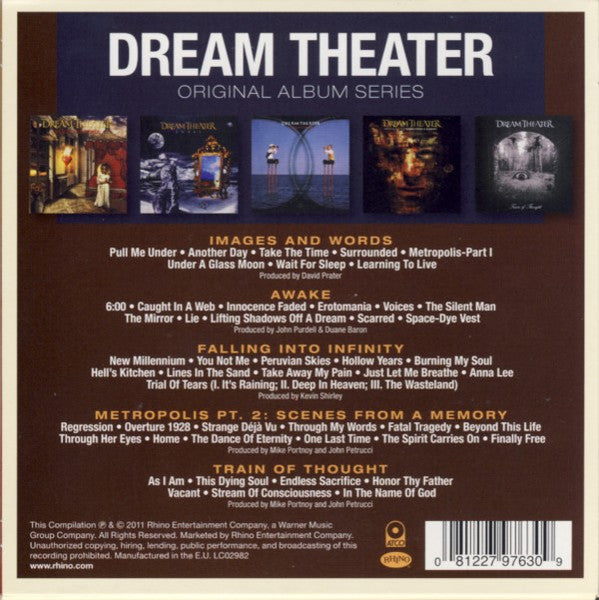Dream Theater : Original Album Series (Box, Comp + CD, Album, RE + CD, Album, RE + CD, Al)