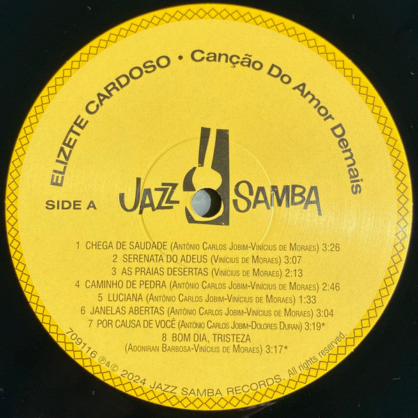 Elizeth Cardoso : Canção Do Amor Demais (LP, Album, Ltd, RE)
