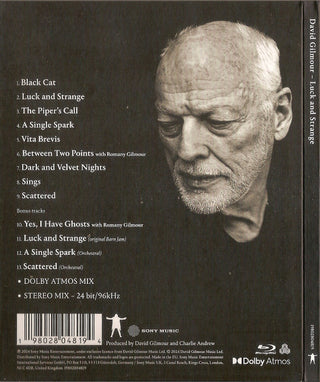 David Gilmour : Luck And Strange (Blu-ray, Blu-ray-A, Album, Multichannel, All)