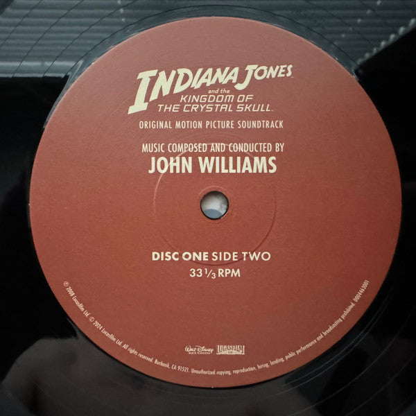 John Williams (4) : Indiana Jones And The Kingdom Of The Crystal Skull (Original Motion Picture Soundtrack) (2xLP, Album, Ltd, RE)
