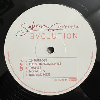 Sabrina Carpenter : Evolution (LP, Album, RE)
