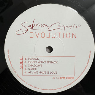 Sabrina Carpenter : Evolution (LP, Album, RE)