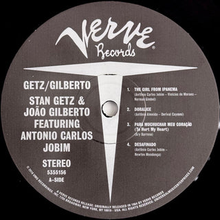 Stan Getz / Joao Gilberto* Featuring Antonio Carlos Jobim : Getz / Gilberto (LP, Album, RE, RP)