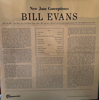 Bill Evans : New Jazz Conceptions (LP, Album, Ltd, Num, RE, Cle)