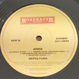 Sepultura : Arise (2xLP, Album, RE, RM, Exp)