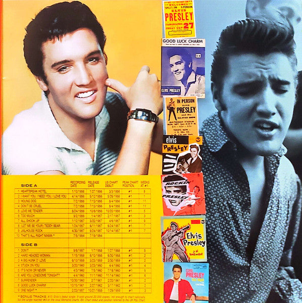Elvis Presley : Number One U. S. Singles 1956-62 (LP, Comp, Ltd, RE, 180)