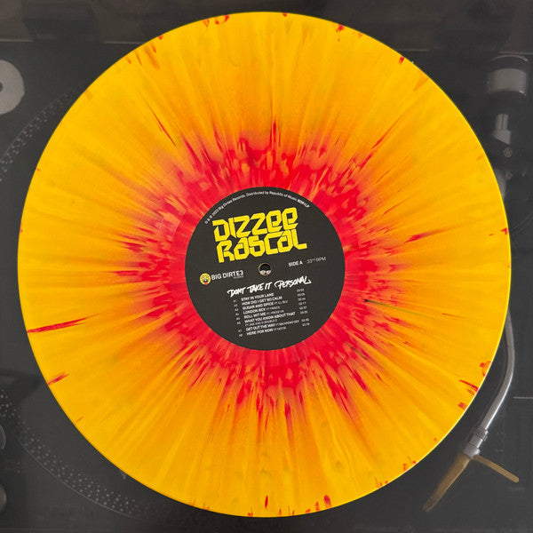 Dizzee Rascal : Don’t Take It Personal  (LP, Album, Yel)