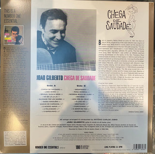 João Gilberto : Chega De Saudade (LP, Album, RE)