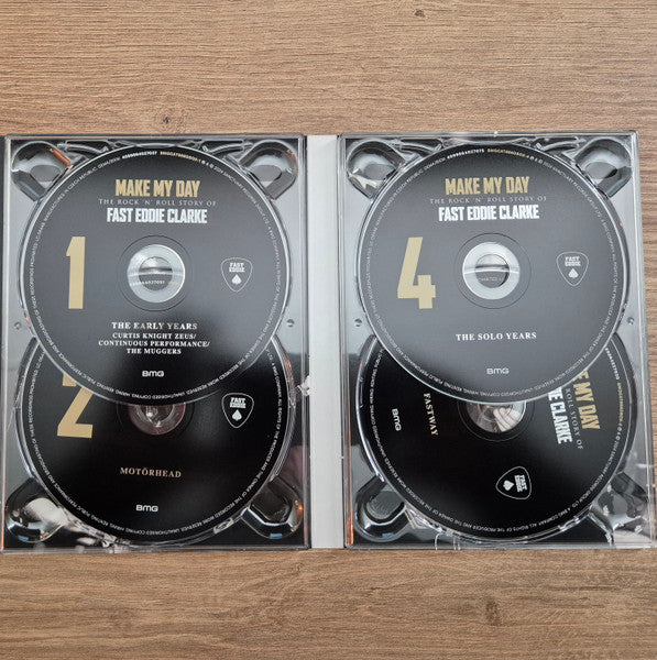 Fast Eddie Clarke* : Make My Day – The Rock 'N’ Roll Story Of Fast Eddie Clarke (4xCD, Dlx)