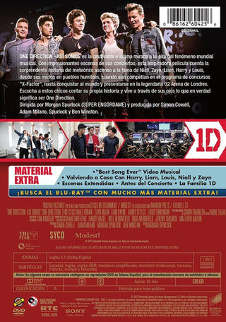 One Direction : Así Somos (This Is Us) (DVD-V, NTSC)