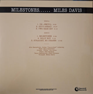 Miles Davis : Milestones (LP)