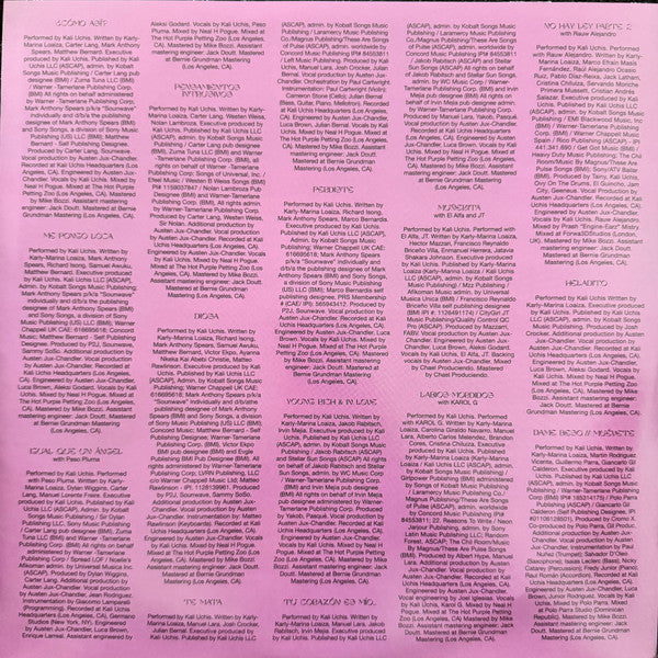 Kali Uchis : Orquídeas Parte 2 (LP, Album + LP, S/Sided, Etch + Album, Dlx, Ltd, B)