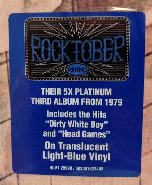 Foreigner : Head Games (LP, Album, RP, Blu)