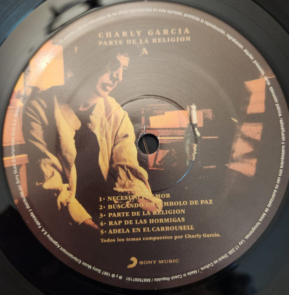 Charly Garcia : Parte De La Religion (LP, Album, RE, RM, 180)