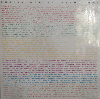 Charly Garcia : Piano Bar (LP, Album, RE, RM, Gat)