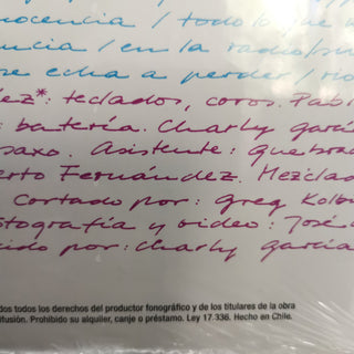 Charly Garcia : Piano Bar (LP, Album, RE, RM, Gat)