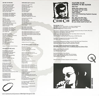 Culture Club : Kissing To Be Clever (LP, Album, Ltd, RE, Lig)