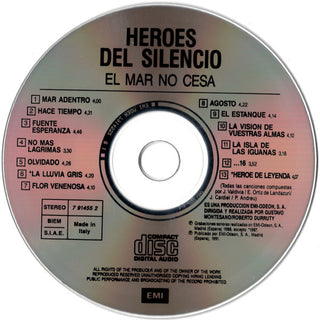 Héroes Del Silencio : El Mar No Cesa (CD, Album, RP)