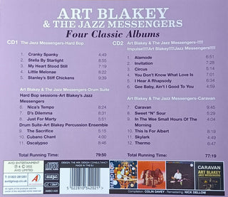 Art Blakey & The Jazz Messengers : Four Classic Albums (2xCD, Comp)