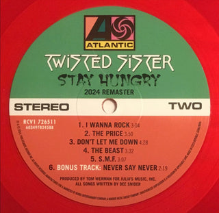Twisted Sister : Stay Hungry • 40th Anniversary Edition (LP, Album, RE, RM, Blo + LP, RE, Blo)