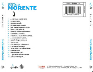 Enrique Morente : Selección (CD, Comp, RM)