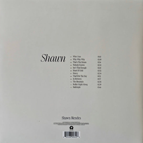 Shawn Mendes : Shawn (LP, Album, Dlx, Ink)