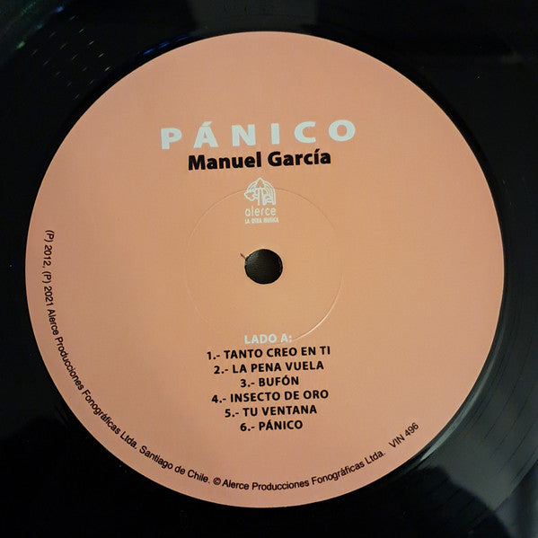 Manuel Garcia : Pánico (LP, Album, RE)