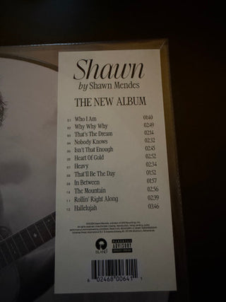 Shawn Mendes : Shawn  (LP, Ltd, Pic, S/Edition)