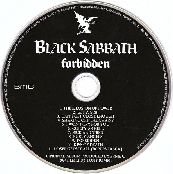Black Sabbath : Forbidden (CD, Album, RE, RM, Dig)