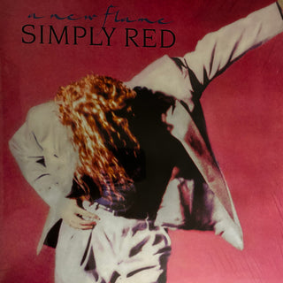 Simply Red : A New Flame (LP, Album, RP)