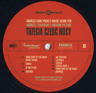 Andrzej Korzyński : Trzecia Część Nocy (Third Part Of The Night) (10", RE)