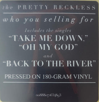 The Pretty Reckless : Who You Selling For (2xLP, Album, RE)